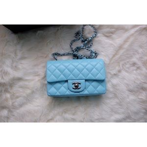 tiffany blue chanel bag
